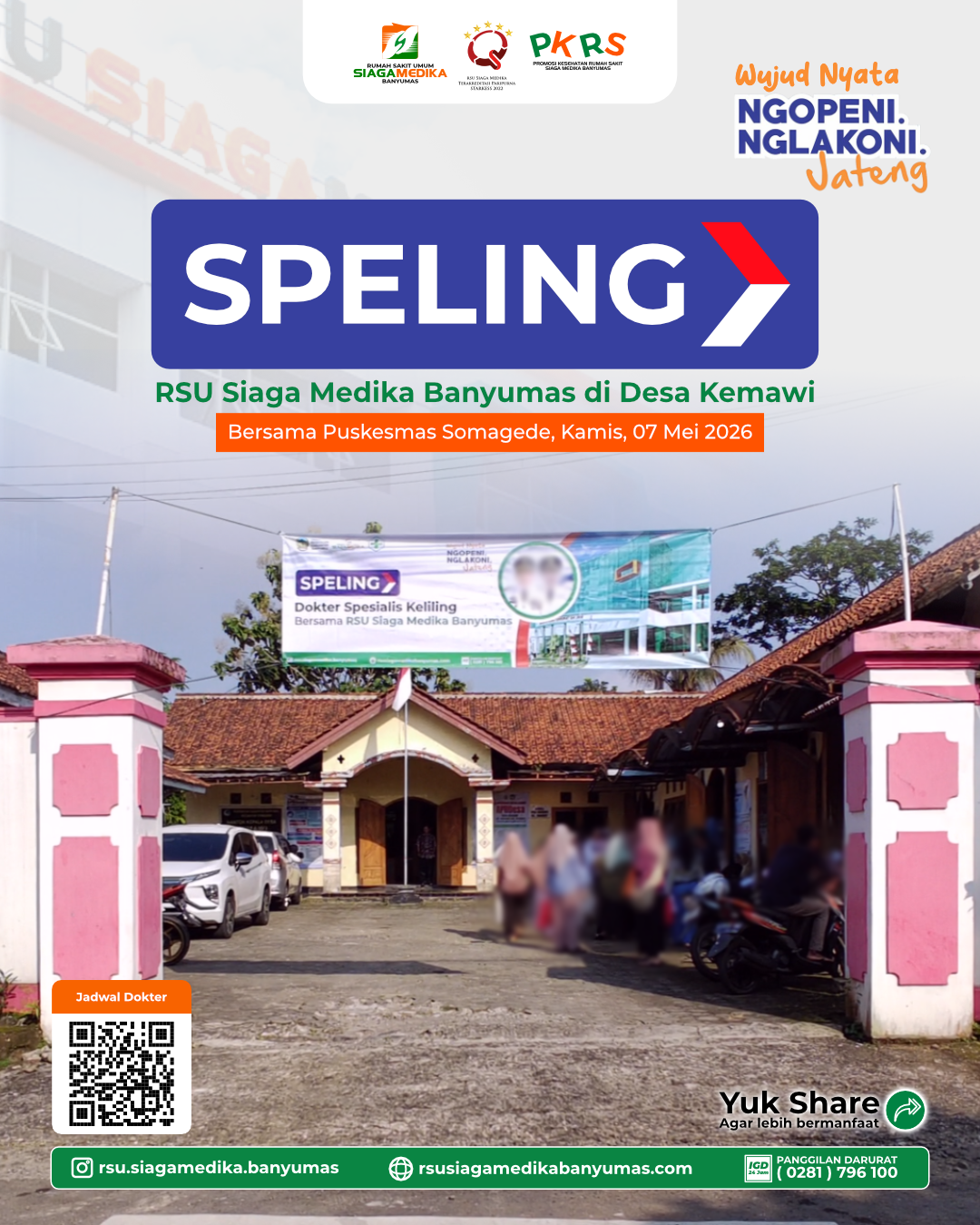 SPELING Hadir di Desa Kemawi, Warga Antusias Periksa Kesehatan